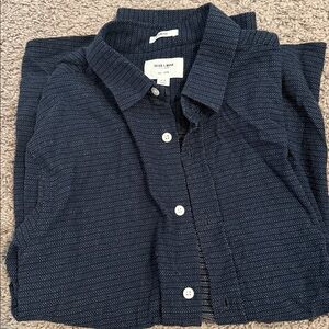 Julian & Mark Navy Button-Up Shirt